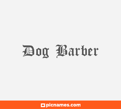 Dog Barber